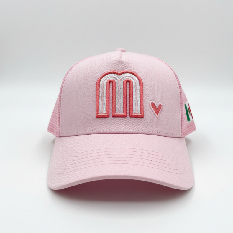 All Pink Trucker Mexico National Hat