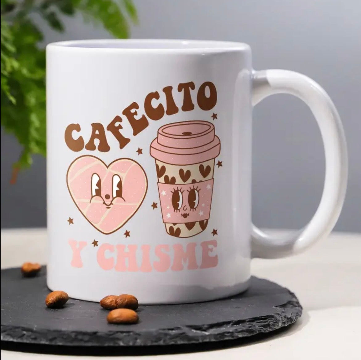 Cafecito y Chisme Taza