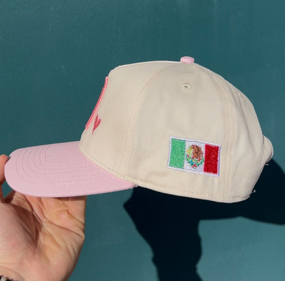 Pink Mexico National Hat