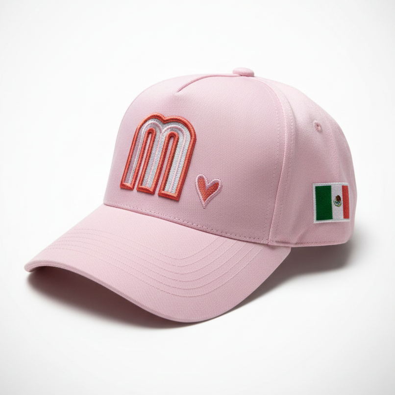 All Pink Mexico National Hat