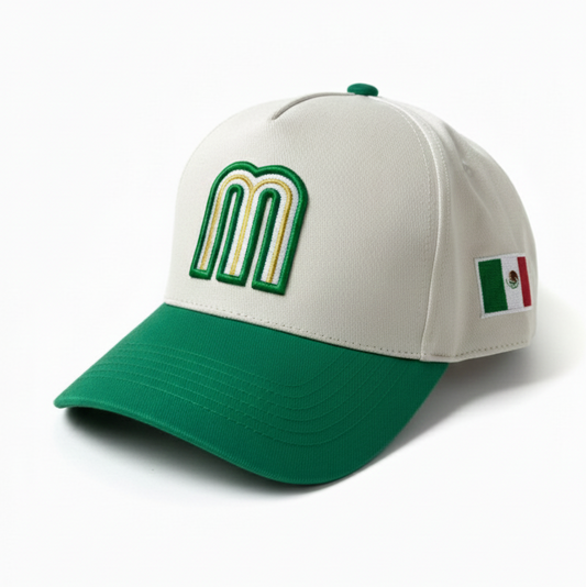 Green Trucker Mexico National Hat