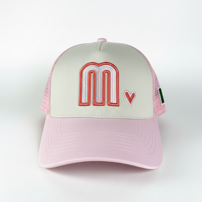 Pink Trucker Mexico National Hat