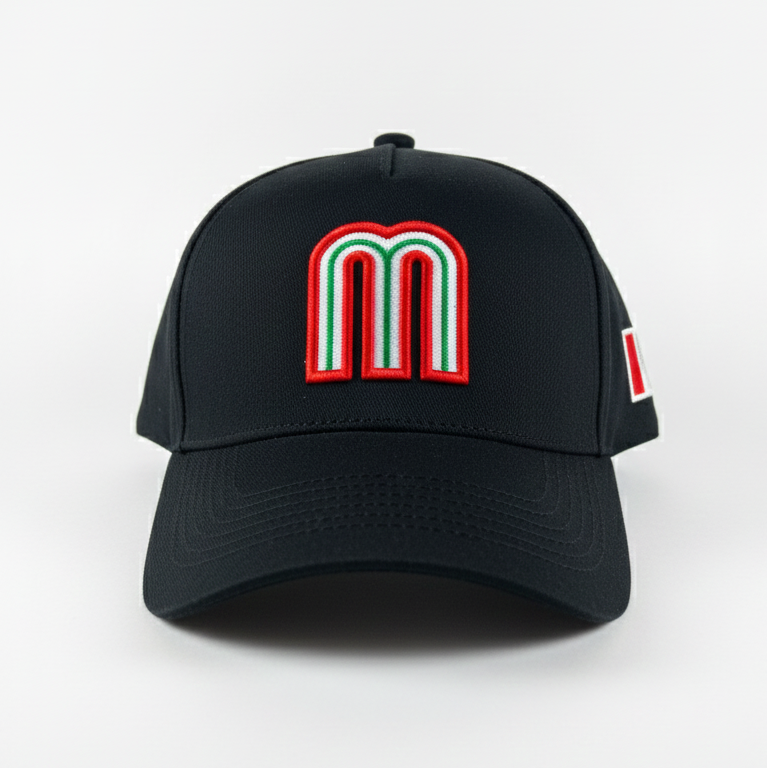 Black / Red Trucker Mexico National Hat